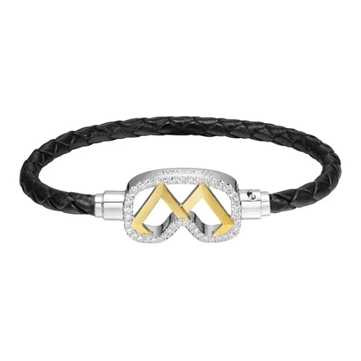 ICEWALD 925 Sterling Silver Bracelets Unisex Gold/Silver-0