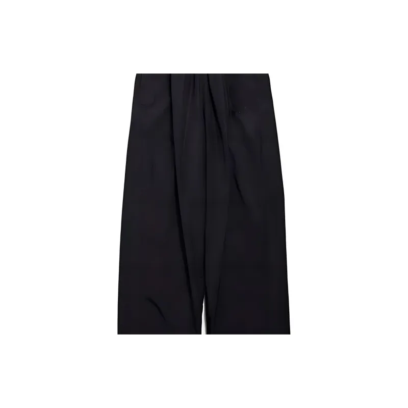 Balenciaga FW24 Casual Pants Regular Fit Women's Black-3