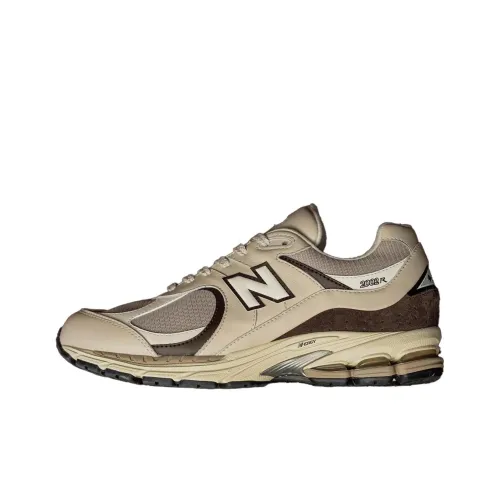 BEAUTY&YOUTH x New Balance NB 2002R Anti-Slip Wear-Resistant Low-Top Casual Shoes Unisex White Brown