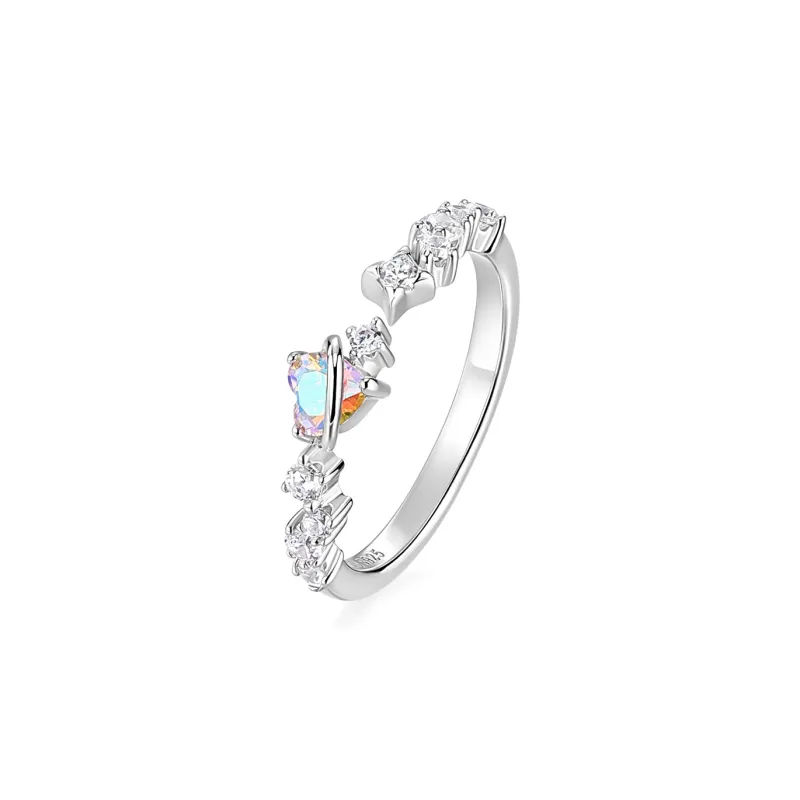 KADER 925 Sterling Silver Rings Unisex Silver-10