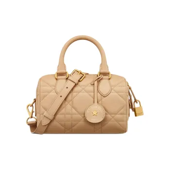 DIOR Groove Calfskin Shoulder Bag, Crossbody Bag, Handbag Small Size Women's Cookie