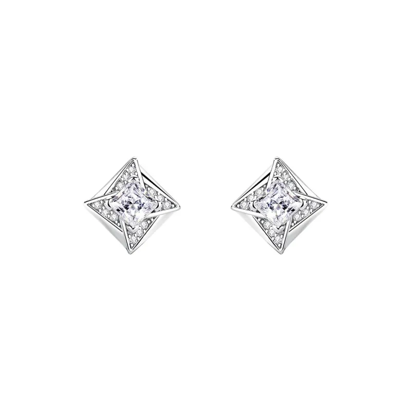 GIFT&CO S925 Silver Stud Earrings Women's-0
