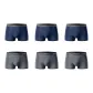 6 Pack (3 Denim Blue+3 Heather Gray)