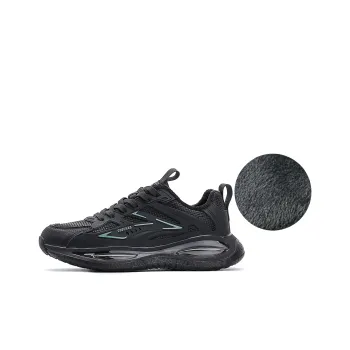 POLUDIYIPI Running Shoes Unisex Low Top Crystal Velvet Black