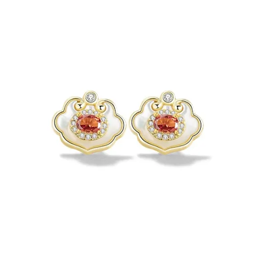 KEMLAIDA 925 Sterling Silver Stud Earrings Women's