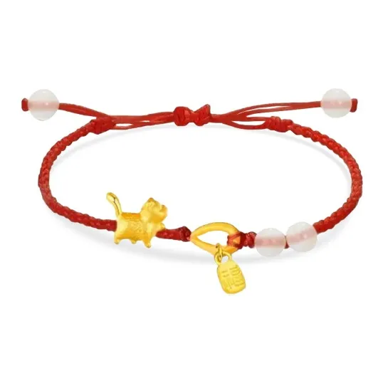 Chongqing gold store Gold Bracelet Unisex-5