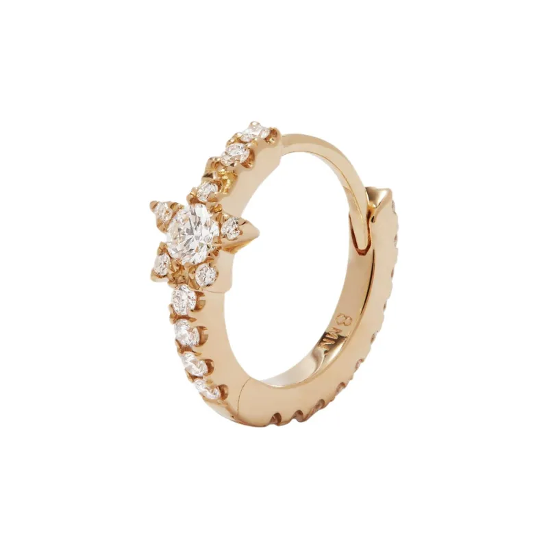 MARIA TASH 18kt Yellow Gold Eternity Diamond Earring-0