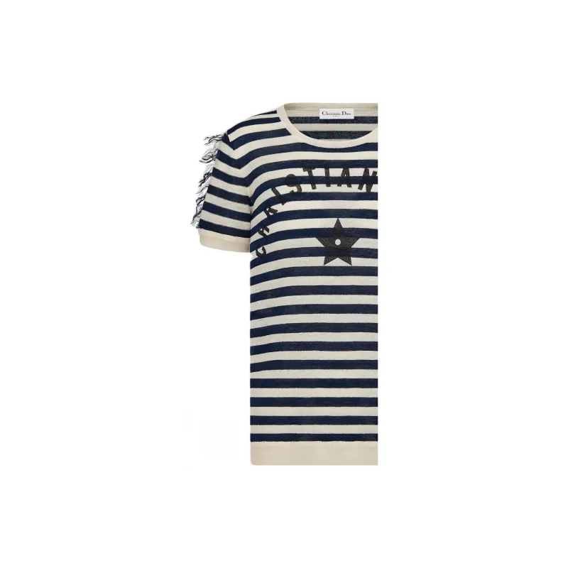 DIOR Regular T Shirt Women's Blue-6