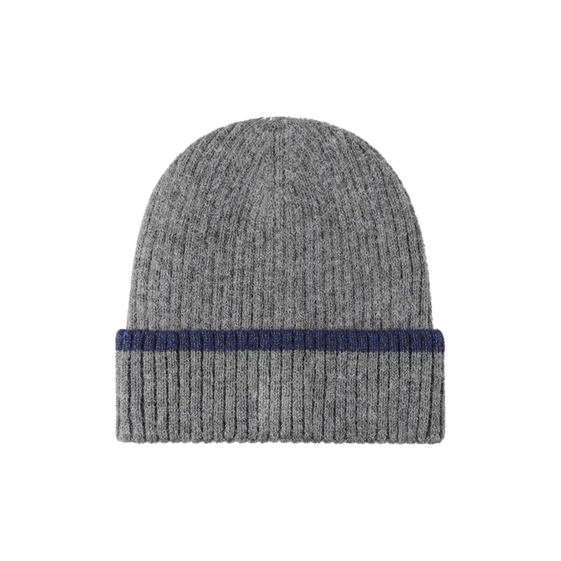 Pepsi Polyester Plush Beanie Unisex Navy Blue Light Gray Dark Gray-7