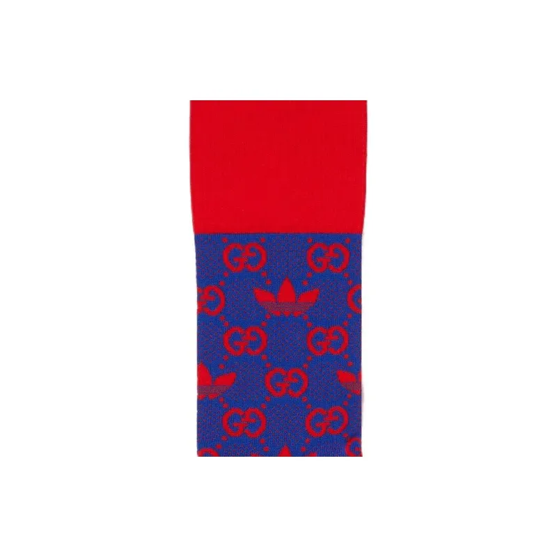 GUCCI X ADIDAS Collaboration Knee High Socks Men's 1 Pack-2