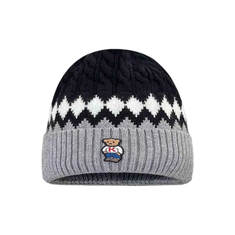 Mulinsen Knitted Fabric Beanies Unisex-3