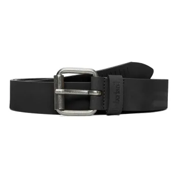 Timberland Leather Belts Men's Black Width 3.5CM