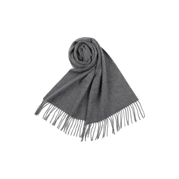 H YXIANG Cashmere Wool Knit Scarves Men's