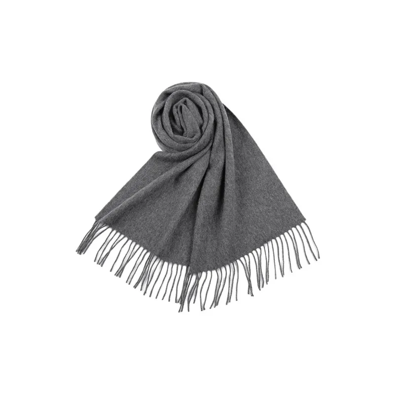 H YXIANG Cashmere Wool Knit Scarves Men's-0