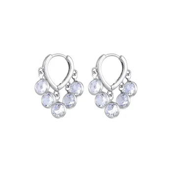 MISS XIA JWY S925 Silver Stud Earrings Women's