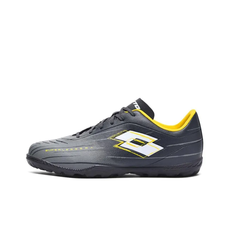 LOTTO Anti Slip Wear Resistant Soccer Shoes Men's Gray-0
