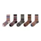 Men's Vintage Crew Socks C Set-5 Pack