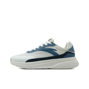 Anta Walker Anti Slip Wear Resistant Low Top Casual Shoes Men's White Blue