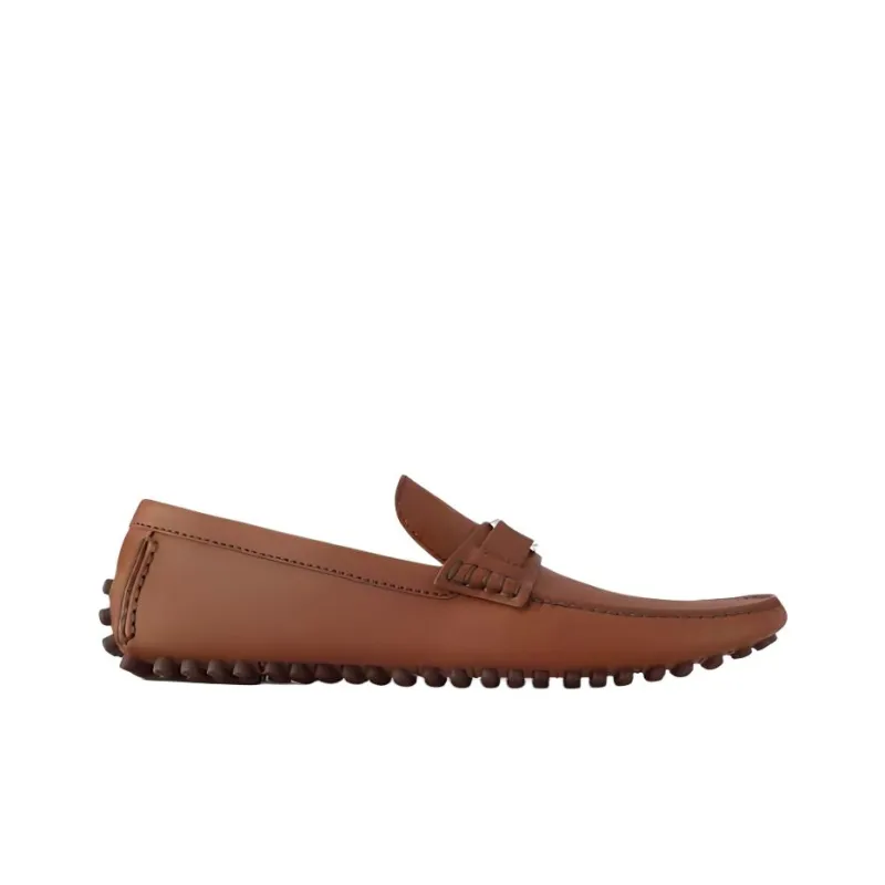 LOUIS VUITTON Hockenheim Beanie Shoes Men's Brown-1