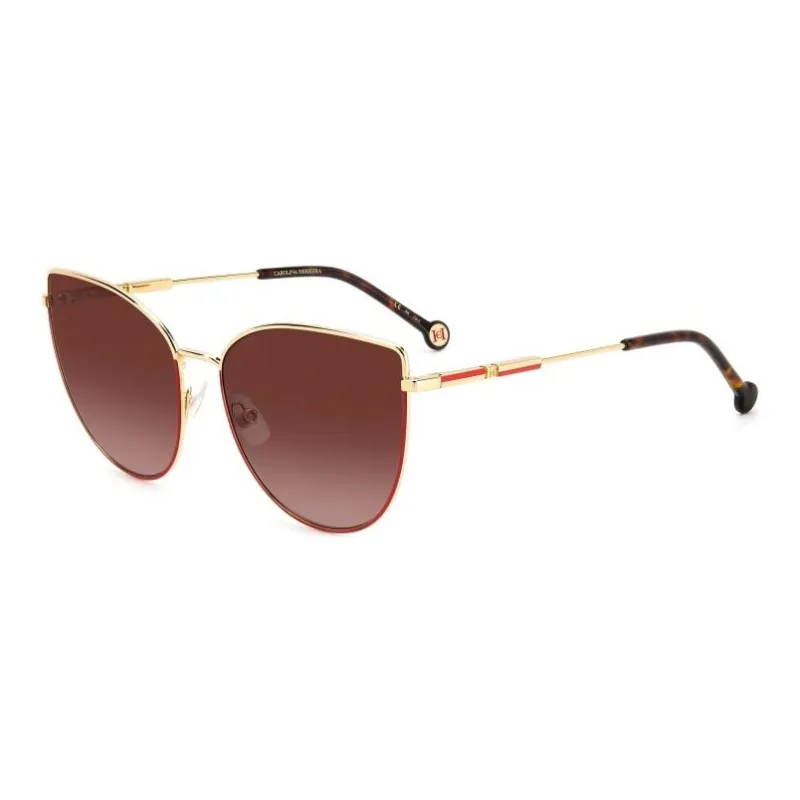 CarolinaHerrera Metal Cat Eye Sunglasses Women's Gold-0
