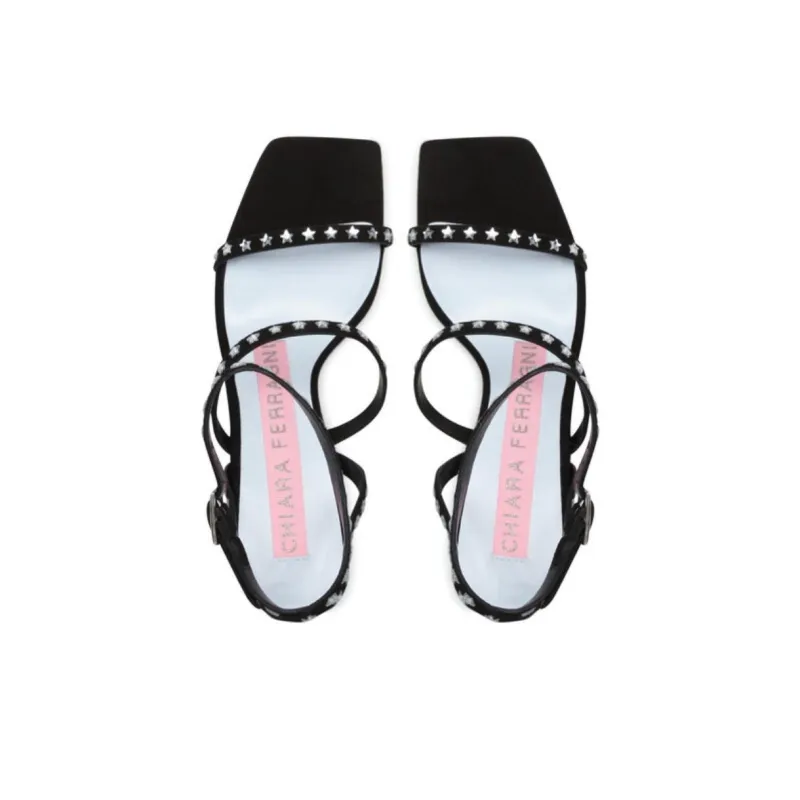 CHIARA FERRAGNI Strap Sandals Women's Black-4