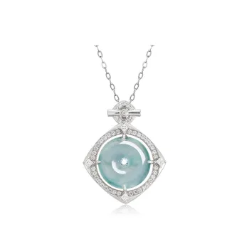 YUANYUXIANG Ice Type Jadeite Necklaces Women's