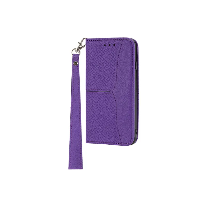 ZHUOJI Leather Material Woven Strong Magnetic Skin Case Phone Case Compatible With Xiaomi 14/Xiaomi 14T Pro-8