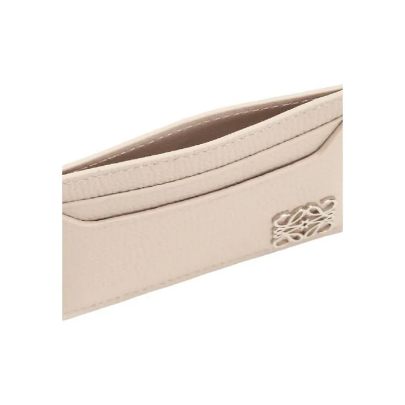 LOEWE Calfskin Card Holder Women's Light Umber-3