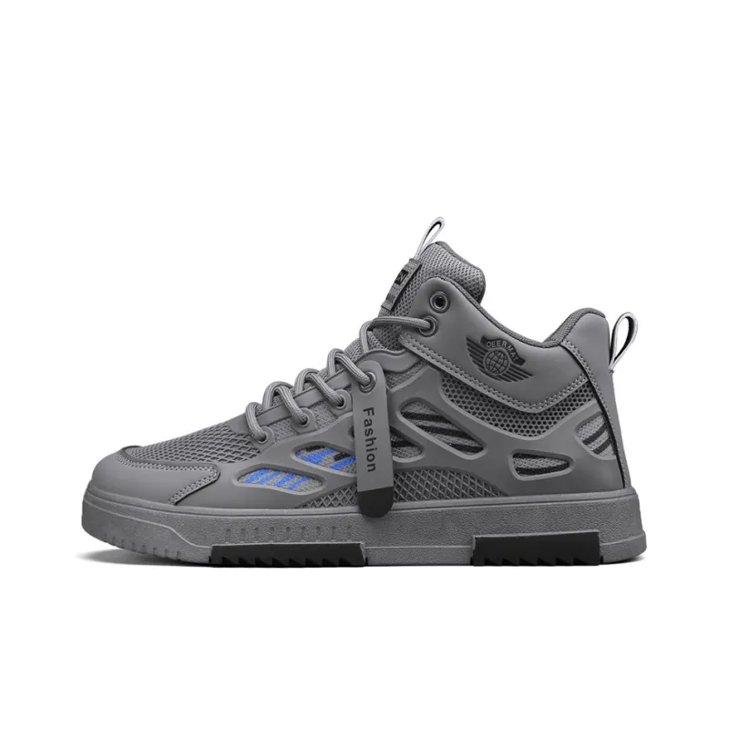 SOURCE Slip Resistant, Abrasion Resistant, Breathable High Top Skateboard Shoes Men's-8