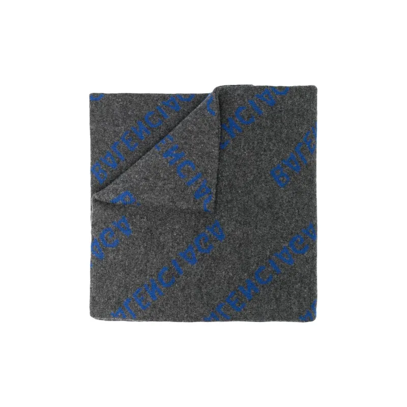 Balenciaga Allover Logo Scarf-1