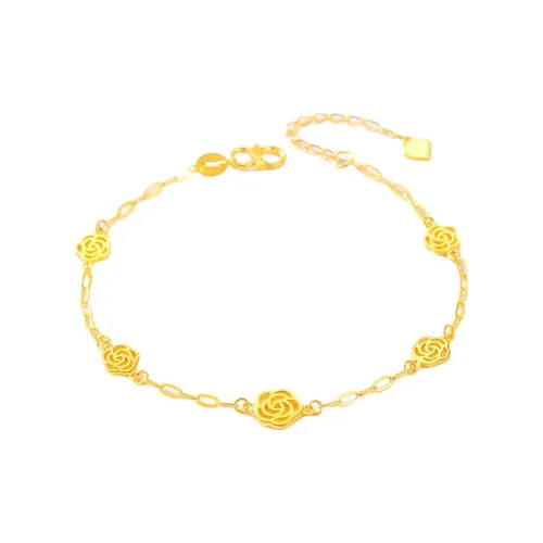 DAIRUO Premium Versatile Jewelry, Anniversary Solid Gold Fixed Price Gold Bracelet Women's