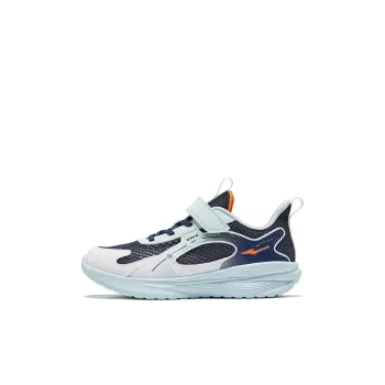 ERKE KIDS Slip Resistant Cushioning Abrasion Resistant Rebound Low Top Kids' Running Shoes Ink Blue/White Kids'