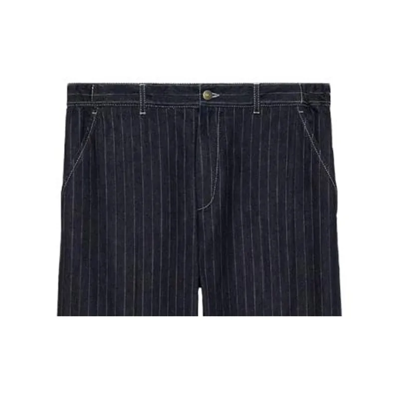 GUCCI Casual Pants Men Dark Blue-3