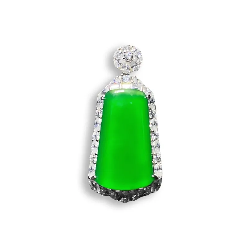 Xifeng Building Chalcedony Pendants Unisex-0