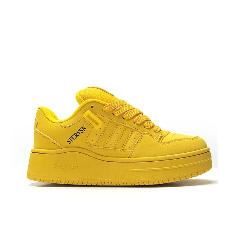 STUR YSN Wear resistant And Lightweight Low Top Skateboard Shoes Unisex Gold Coast-2