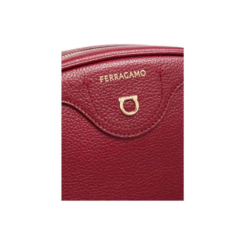 Ferragamo Travel Camera Crossbody Burgundy-2