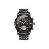 Black Steel Black Dial