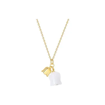 WEITIANXUAN Hetian Jade Necklaces White Jade/Pale Greenish White Jade Unisex