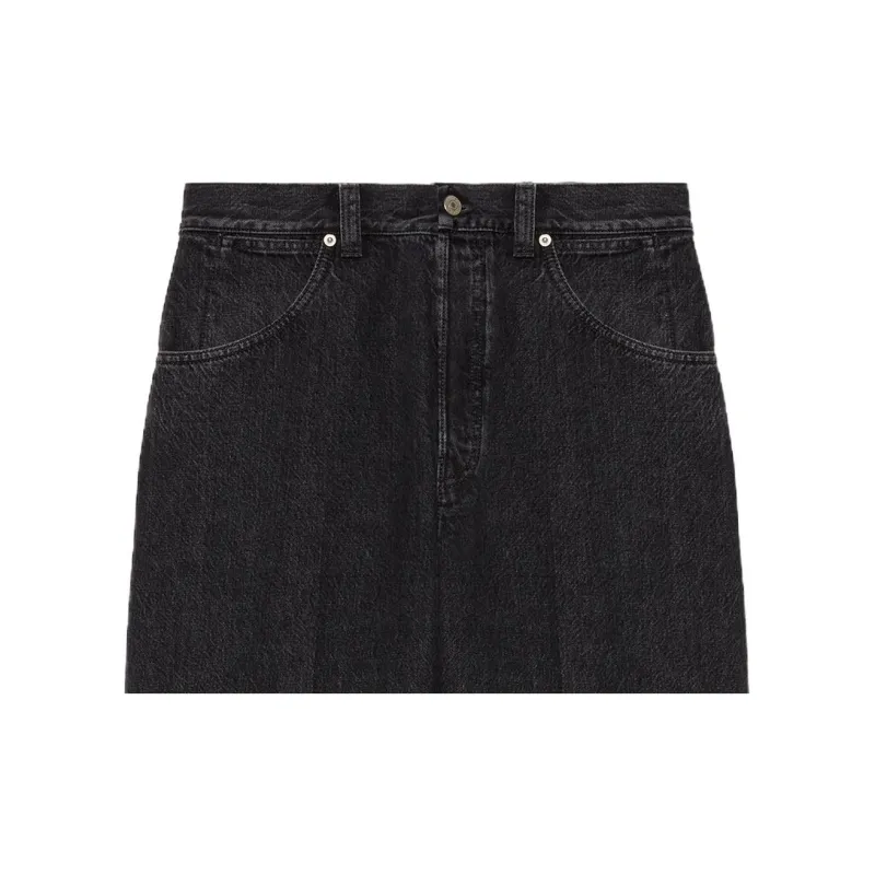 GUCCI Vintage Effect Denim Jeans-3