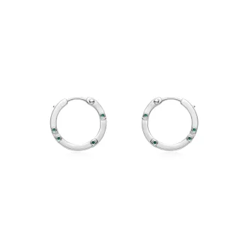HUSSAIN 925 Sterling Silver Earrings Women's