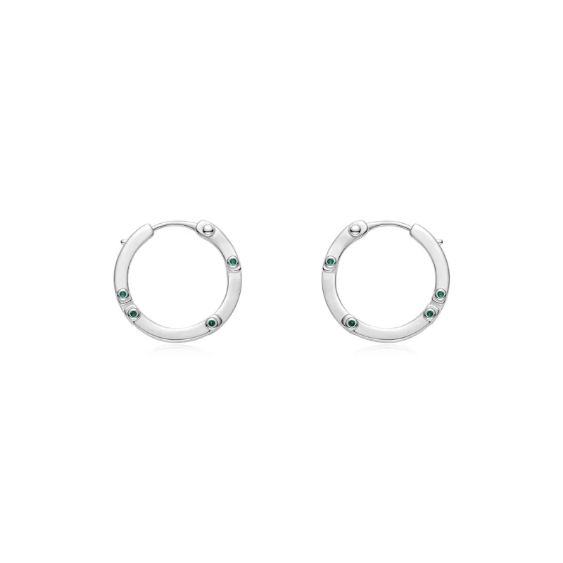 HUSSAIN 925 Sterling Silver Earrings Women's-0