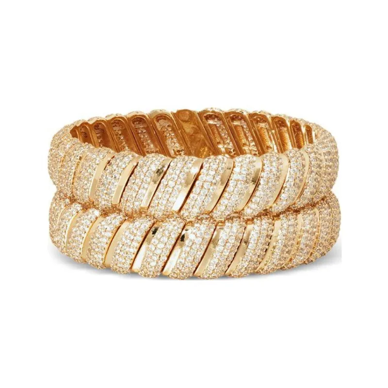 Roxanne Assoulin The Pavé Large Cobra Bracelets-0