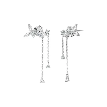 Disney S925 Silver Stud Earrings Women's
