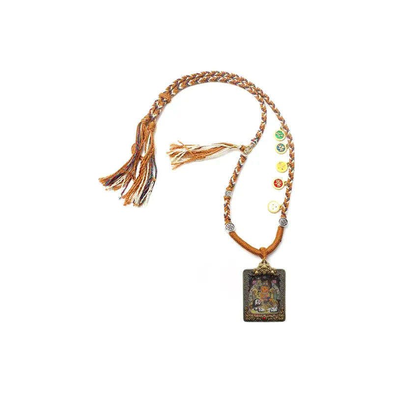 Jade Linmen Alloy Necklaces Unisex-3