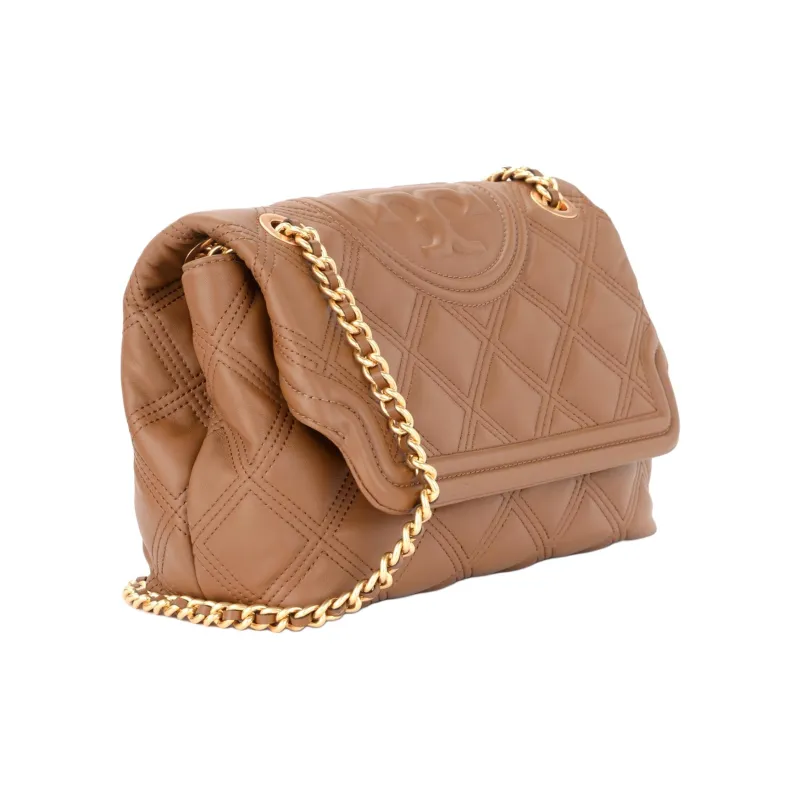 TORY BURCH Fleming Sheepskin Crossbody Bag Shoulder Bag Women's Dark Brown-1
