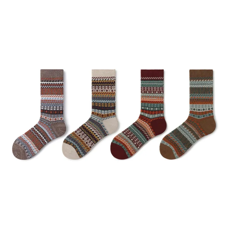 Primeet Mid Calf Socks Men's 5 Pack-9