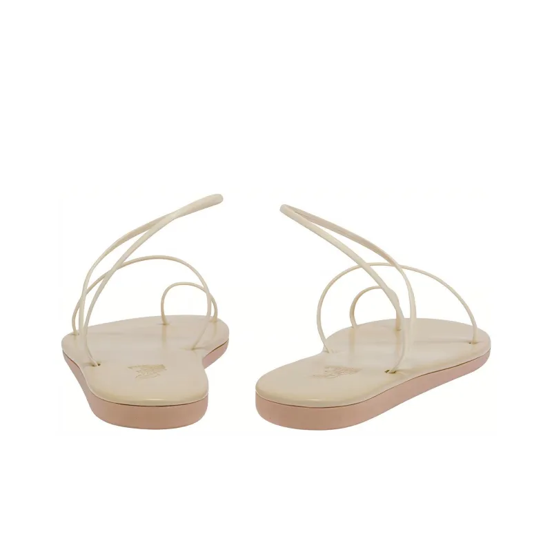 ANCIENT GREEK SANDALS Kansiz Stylish Sandals Women's White-4