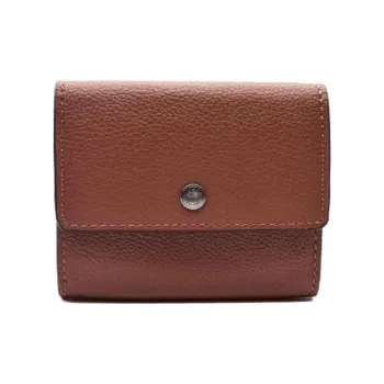 COACH Cow Leather Wallet Men's Brown