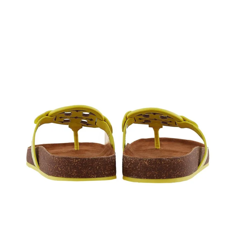 TORY BURCH Miller Flip Flops Women's Lemon-4
