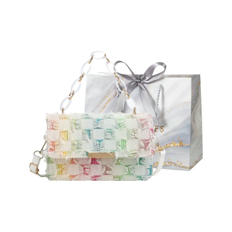 Miss Angel Fabric Crossbody Bag, Shoulder Bag, Handbag Women's Multicolor-0